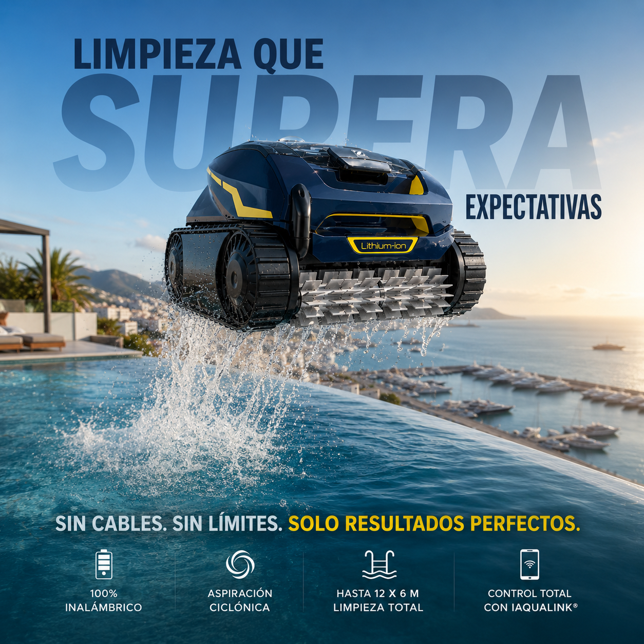 Robot Limpiafondos ZODIAC RF 5400 IQ