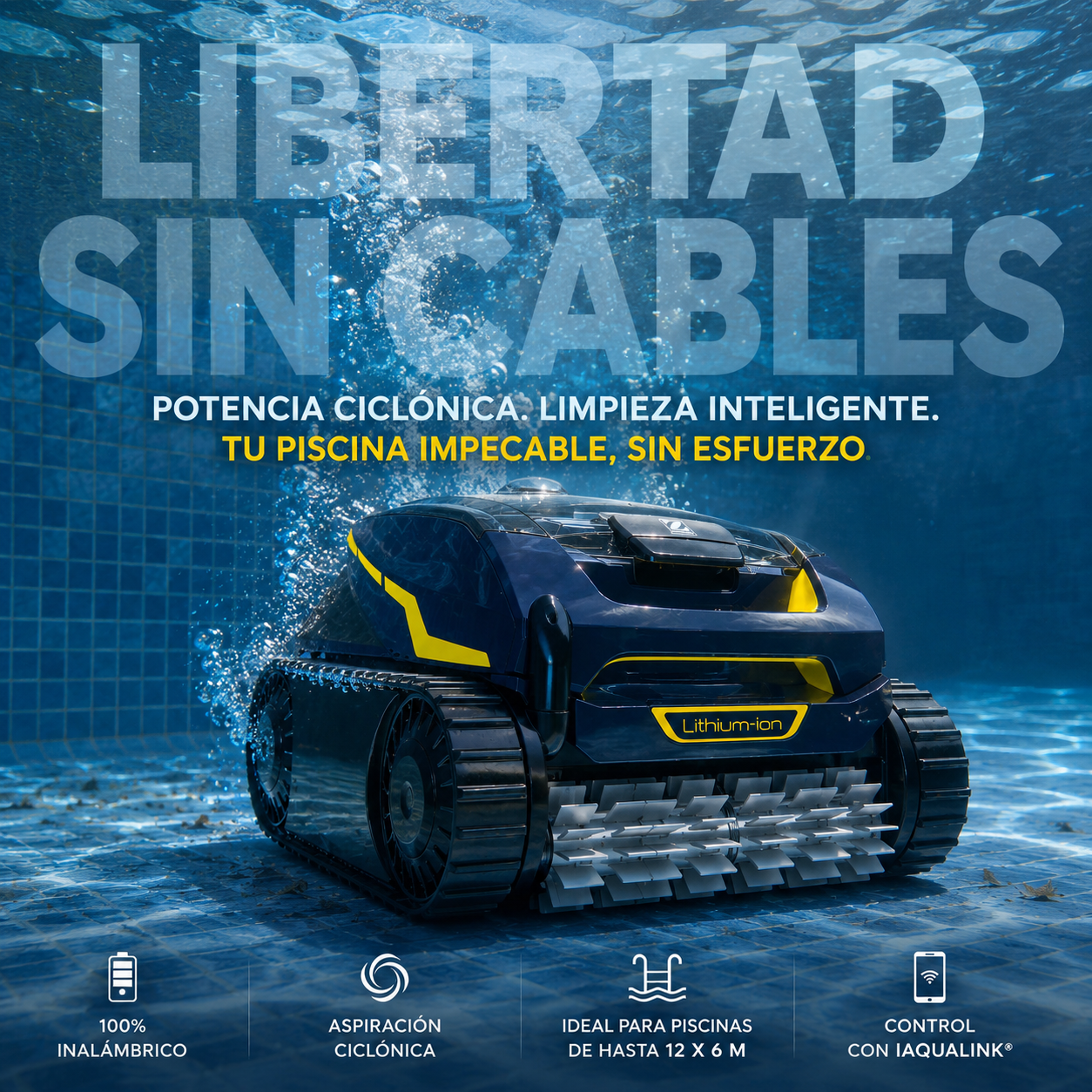 Robot Limpiafondos ZODIAC RF 5400 IQ