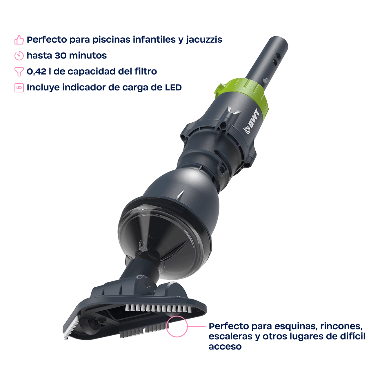 Aspirador inalámbrico BWT ES02