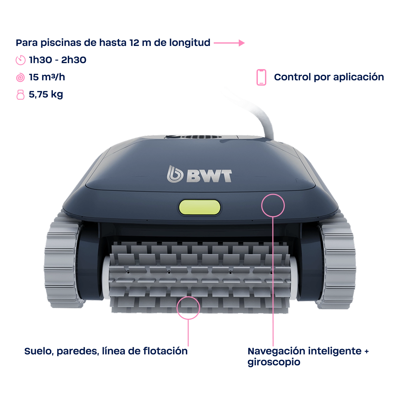 Robot limpiafondos BWT ES 800
