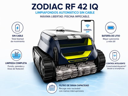 Robot Limpiafondos ZODIAC RF 42IQ