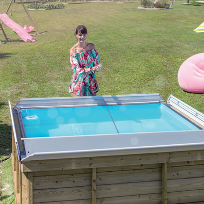 Piscina de madera 2x2 metros Pistoche