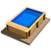 Piscina de madera 3 x 2 m Pool'n Box Jr
