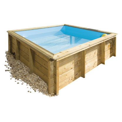 Piscina de madera 2x2 metros Tropic Jr