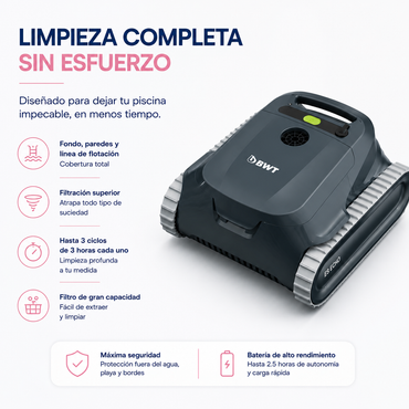 Robot limpiafondos BWT ES ECHO