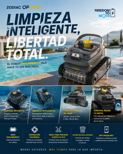 Robot Limpiafondos ZODIAC OP 32 PIXEL
